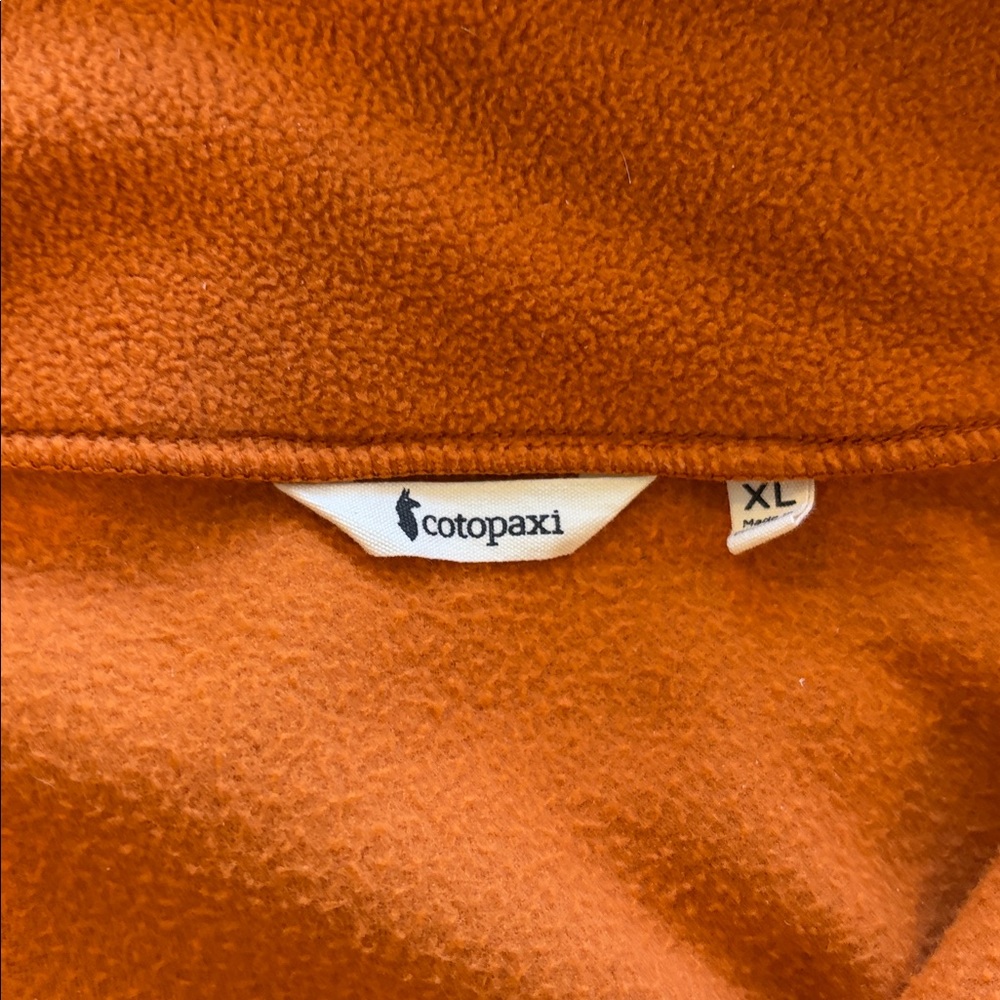 Cotopaxi Two-Tone Orange and Yellow Fleece - Picture 2 of 7